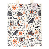 Frightful Folk Print Halloween Tote Bag