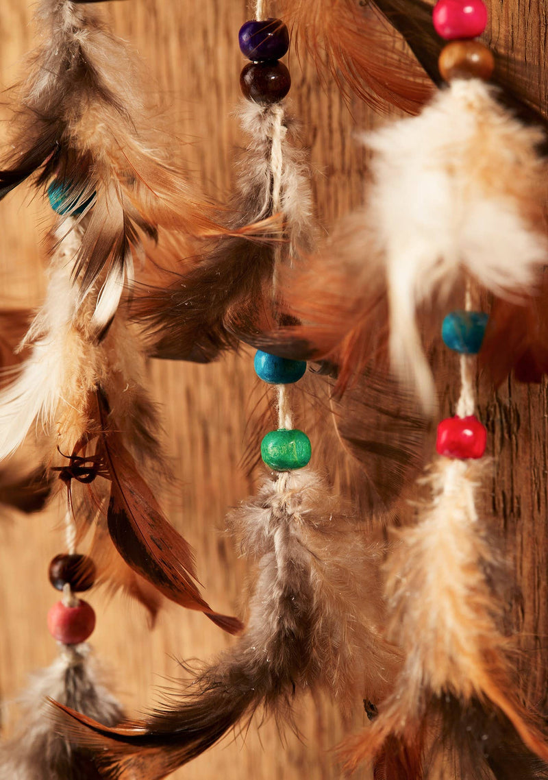 Natural Hemp Double Ring Dreamcatcher