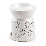 Daisy Cut Out Ceramic Oil & Wax Burner