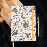 Frightful Folk Print A5 Halloween Notebook