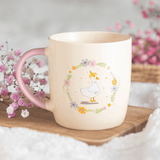 Floral Duck Print Mug