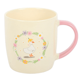 Floral Duck Print Mug