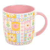 Floral Patchwork Print Mug