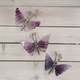 Small Fluorite Butterfly Crystal Carving