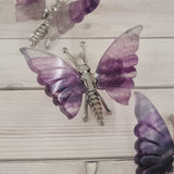 Small Fluorite Butterfly Crystal Carving