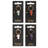Gemstone Mushroom Keyring