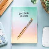 Daily Gratitude Journal with Amethyst Pen