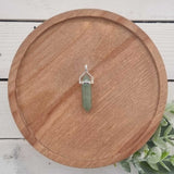 Green Aventurine Sterling Silver Double Terminated Point Pendant