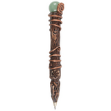 Abundance Green Aventurine Crystal Wand Pen