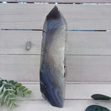 Grey Agate Geode Tower - 185mm