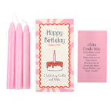 Set of 3 Happy Birthday Candles In Box