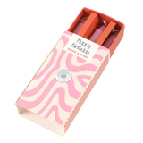 Set of 3 Happy Birthday Candles In Box