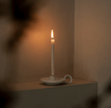 St Eval Unscented Ivory Mini Dinner Candles