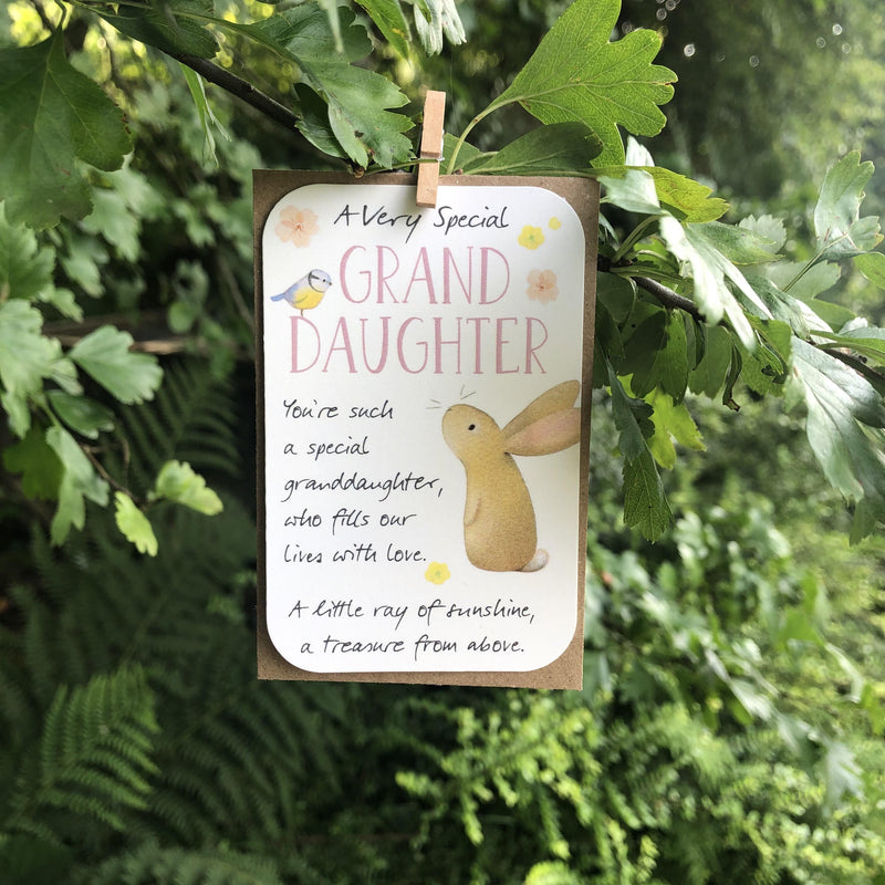 Granddaughter Keepsake Card