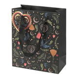 Black Midnight Bloom Gift Bag