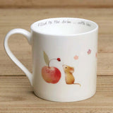 Mouse & Blackberries Bone China Mug by Ginger Betty