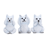 Nemesis Now Three Wise Wolf Pups Figurine Set