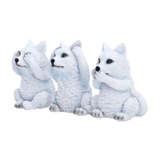 Nemesis Now Three Wise Wolf Pups Figurine Set