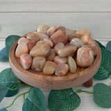 Pink Moonstone Tumblestone 20-30mm