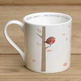 Robins Appear Bone China Mug by Ginger Betty