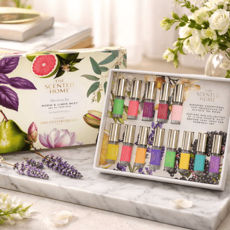 Linen Mist Box The Scented Home Room & Linen Mist Discovery Set – Clouds