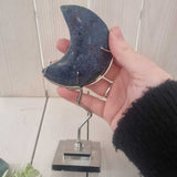 Ruby in Kyanite Moon on Stand - 15cm