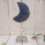 Ruby in Kyanite Moon on Stand - 15cm