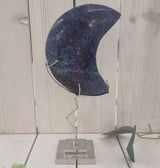 Ruby in Kyanite Moon on Stand 18cm
