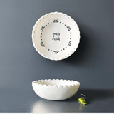 East of India Small Scallop Bowl - Lovely Friend