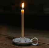 St Eval Sky Blue Candle Holder With Handle