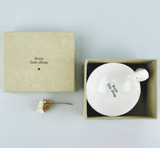 East of India Small Ceramic Animal Bowl - Pretty Little Things Cat