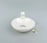 East of India Small Ceramic Animal Bowl - Pretty Little Things Cat