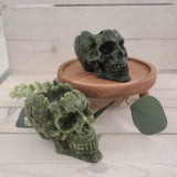 Snakeskin Jasper Skull Carving