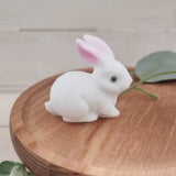 Snow Quartz Bunny Carving