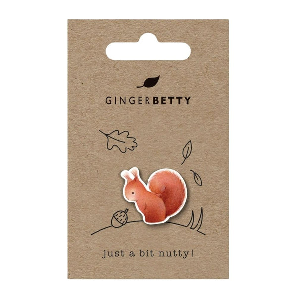 Squirrel Pin Badge