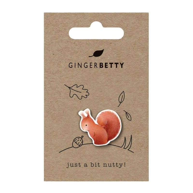Squirrel Pin Badge