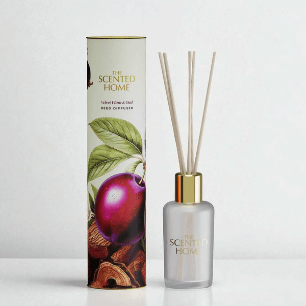Velvet Plum & Oud Reed Diffuser Set