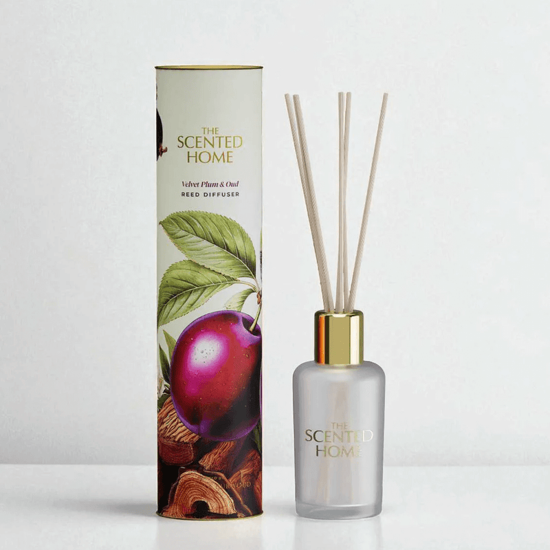 Velvet Plum & Oud Reed Diffuser Set
