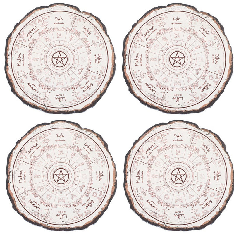 Wheel of the Year Coaster Set