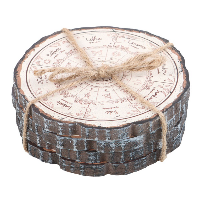 Wheel of the Year Coaster Set
