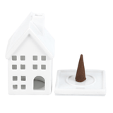 White House Incense Cone Burner