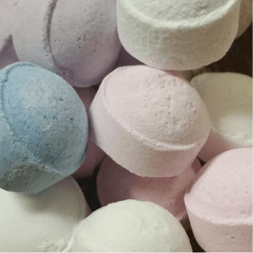 10 Floral Mini Bath Bombs