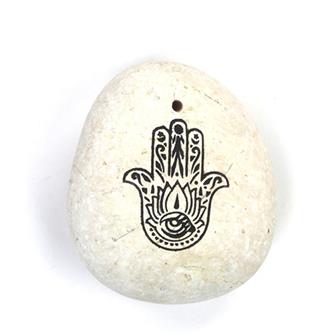 Stone Hand of Fatima Incense Holder