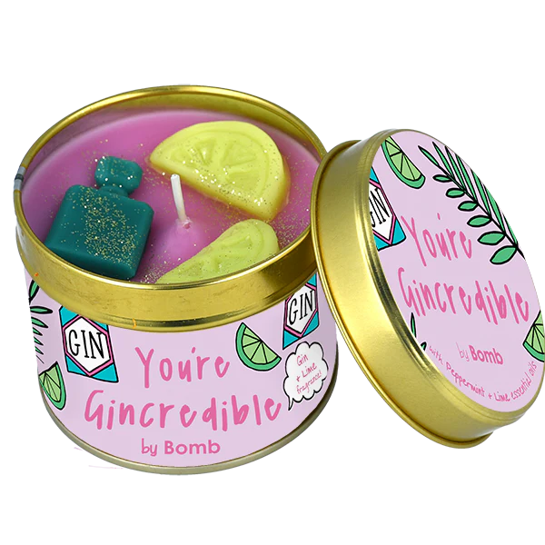 You're Gincredible Candle by Bomb Cosmetics