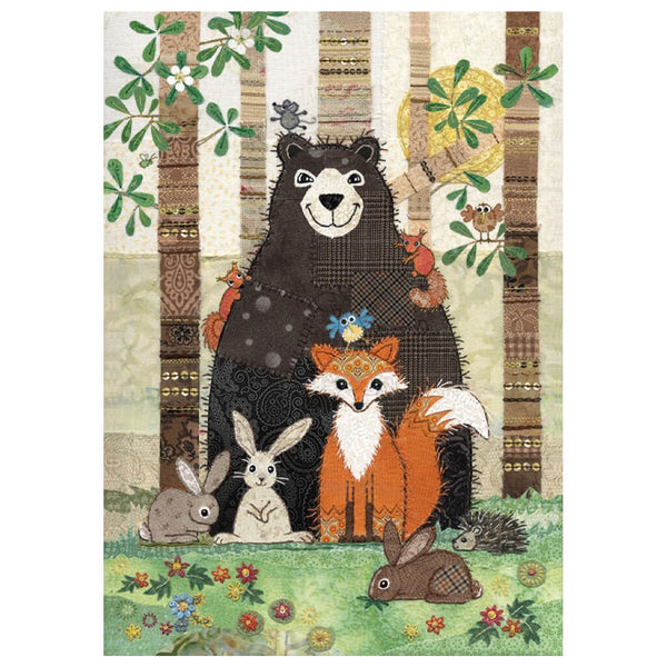 Bug Art Bear & Friends Greetings Card