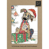 Bug Art Christmas Mutt Christmas Card