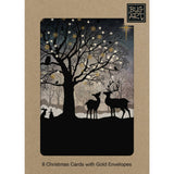 Bug Art Christmas Woodland Christmas Card
