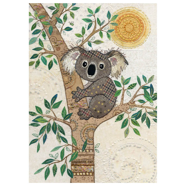 Bug Art Koala Greetings Card