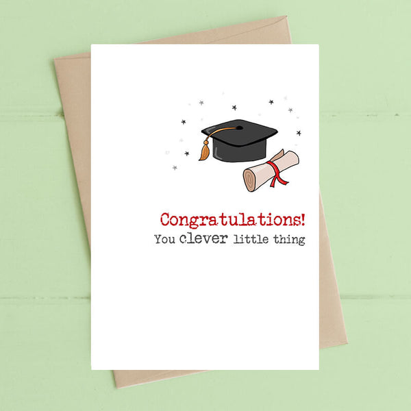 Congratulations Clever Little Thing Greeting Card
