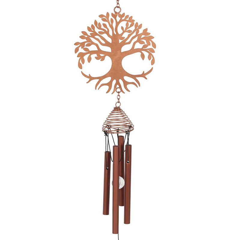 Copper Tone Tree of Life Wind Chime